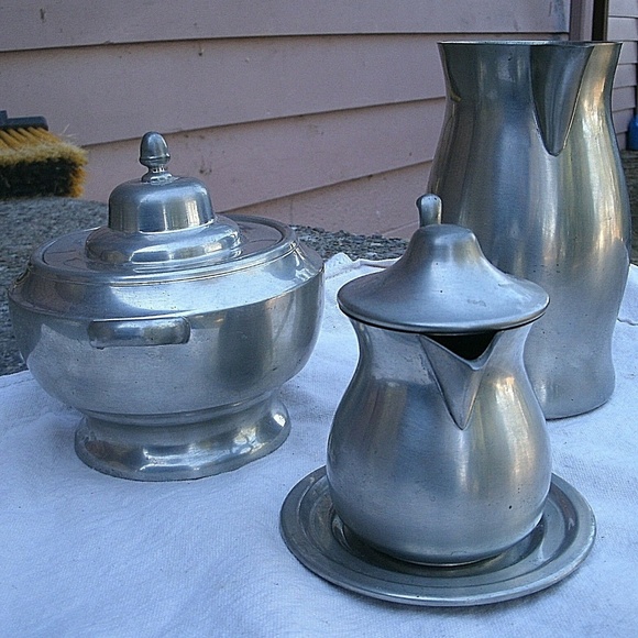 Woodbury Pewterers Accents Vintage Woodbury Pewter Beverage Set 95s Poshmark